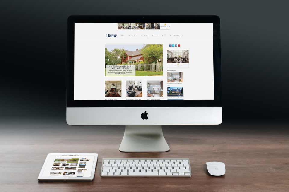 Midwest Home magazine homepage desktop screenshot