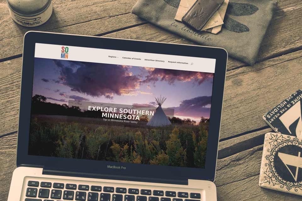 Explore Southern Minnesota Microsite desktop screenshot